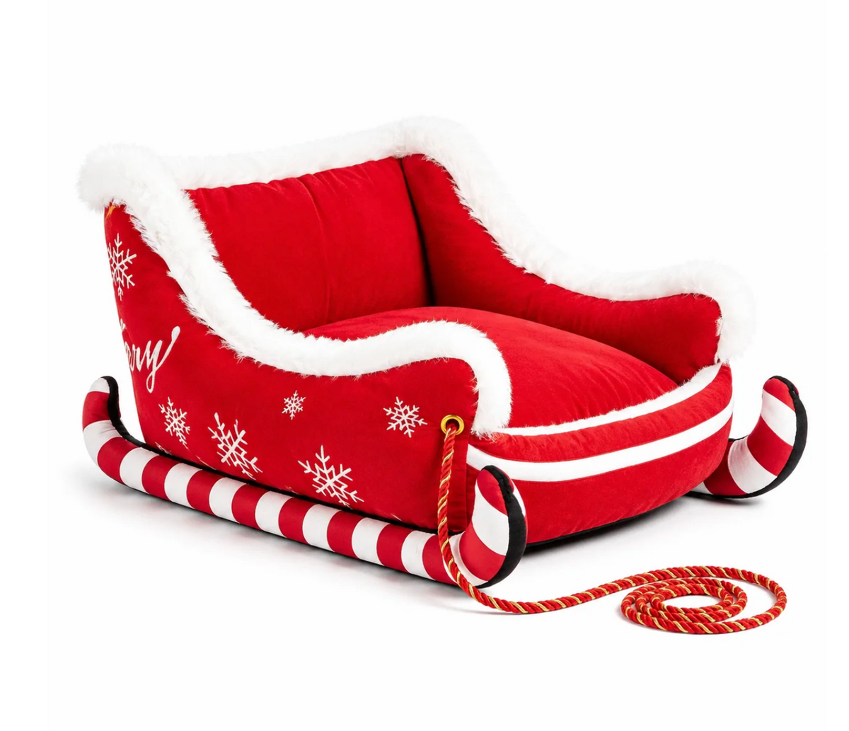 Cama Navideña Para Mascotas